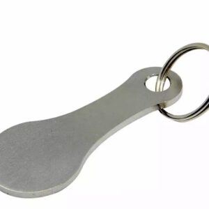 Winkelwagen Muntje/Sleutelhanger ( 5.5 x 2.3 cm )
