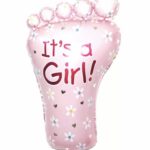 Folie ballon Babyvoet Girl