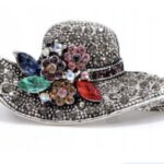 Broche Hoed Strass