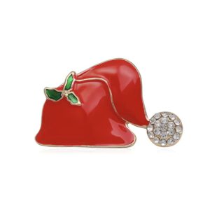 Broche Kersthoed ( Santa Hat) 2.7 x 4 cm