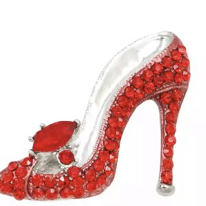 Broche Hak Rood Strass 
( 3.5 x 4 cm ) 