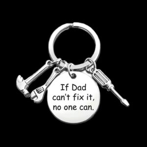 Sleutelhanger ( If Dad can't Fix It , no one can ) 5 x 2.5 cm