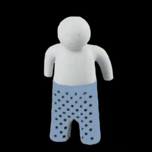 Theezeef Mannetje recht ( Blauw ) 8 x 6 cm