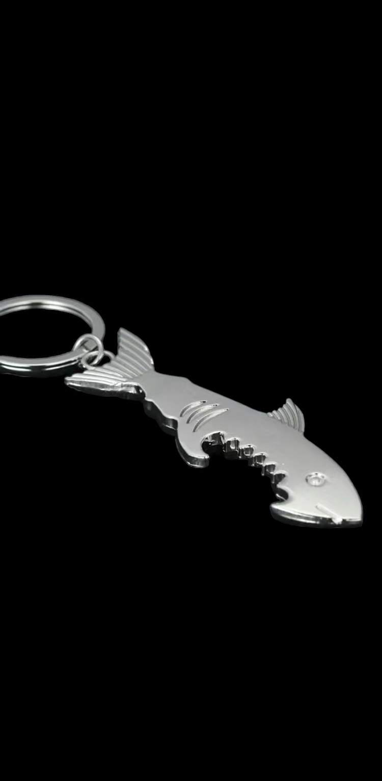 Flesopener / Sleutelhanger Haai ( Groot ) 10.4 x 2 cm