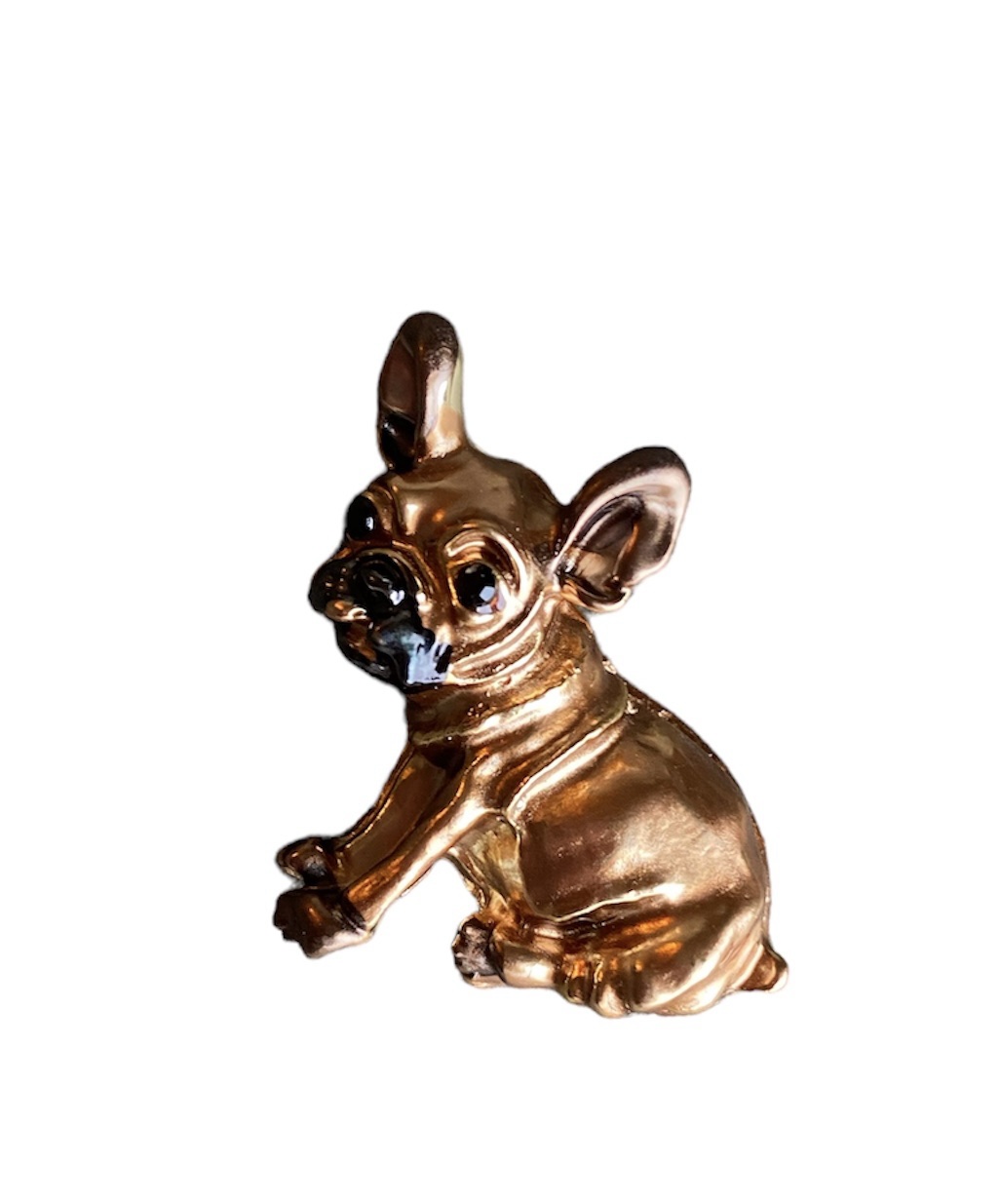 Broche Hond ( Franse Bulldog) 3 x 2.6 cm