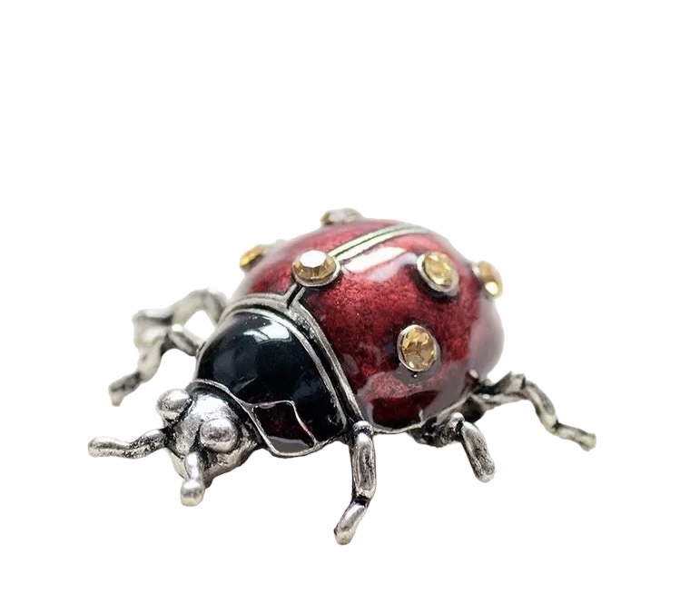 Broche Lieveheersbeestje ( Groot ) 4.4 x 4.2 cm