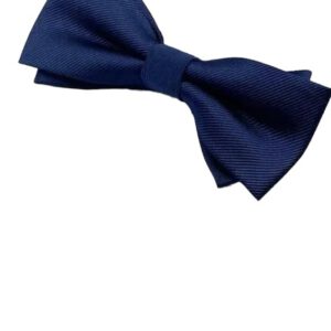 Vlinderdas Casual Dubbellaags geweven ( Blauw ) 5.5 x 11.5 cm