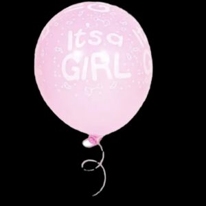 IT'S A GIRL Roze Latex Ballonen 10 stuks ( 28 cm )