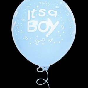 IT'S A BOY Blauwe Latex Ballonen 10 stuks ( 28 cm )