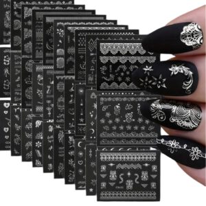 Nagelstickers (Nail Wrap) Zilver 30 velletjes
