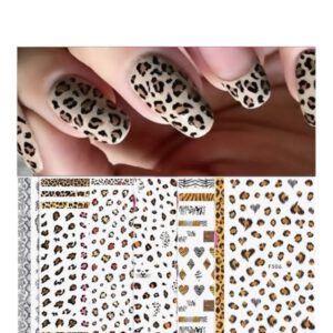 Nagelstickers Panterprint 6 Vellen ( 506 ) 12 x 7.5 cm