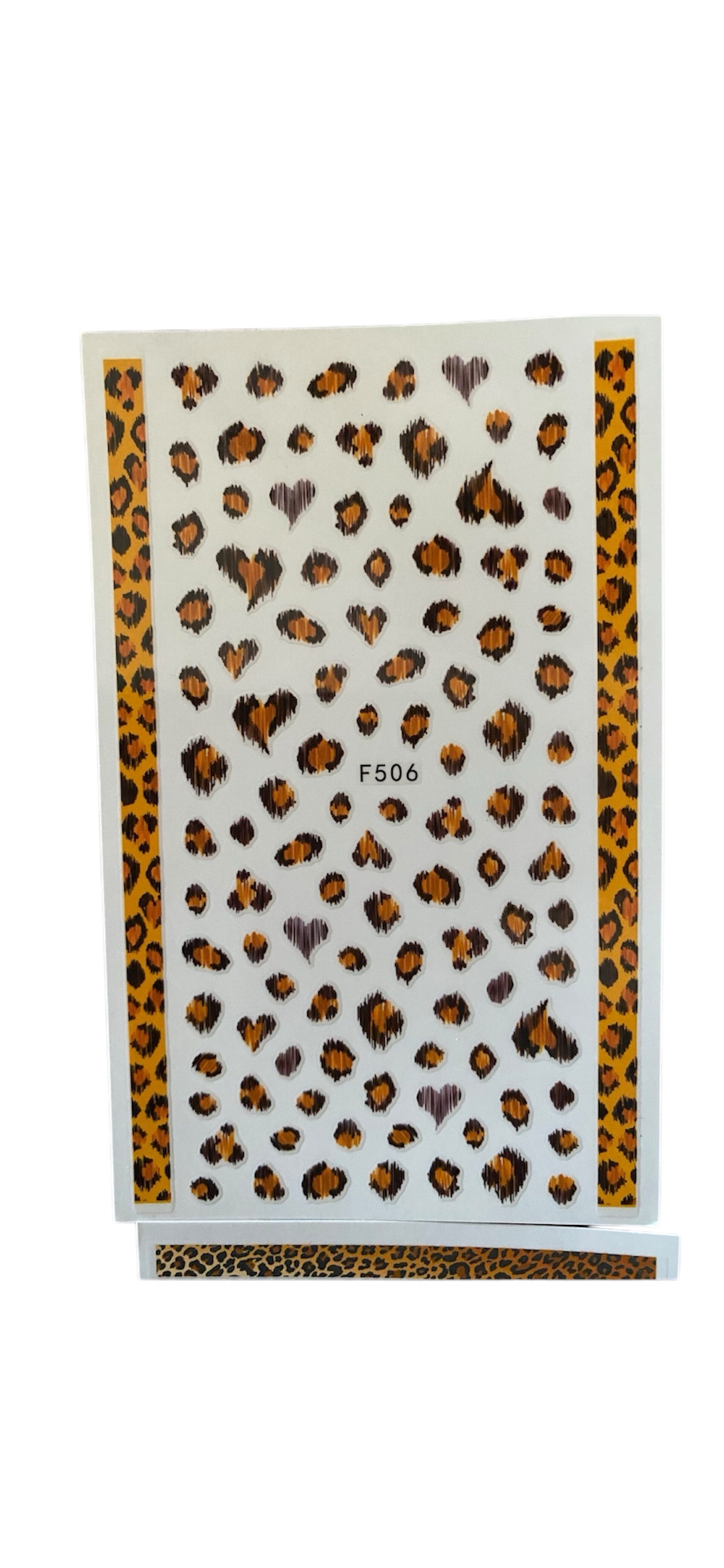 Nagelstickers Panterprint 6 Vellen ( 506 ) 12 x 7.5 cm - Afbeelding 2