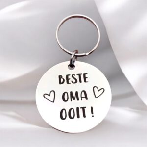 Sleutelhanger Beste Oma Ooit ( 5 x 3 cm )