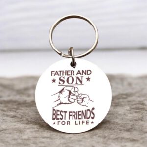 Sleutelhanger Father And Son Best Friends For Life ( 5 x 3 cm )